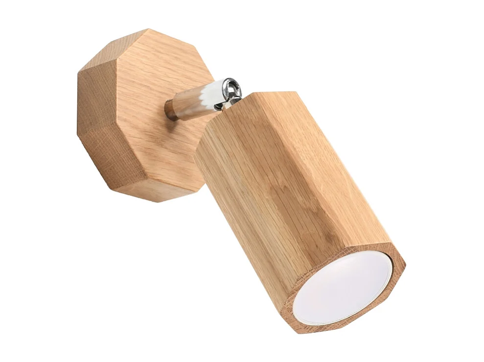 Appliques Xenor scandinave en bois - 1 sources lumineuses 4000K - L.8 x H.17,5 cm - chêne