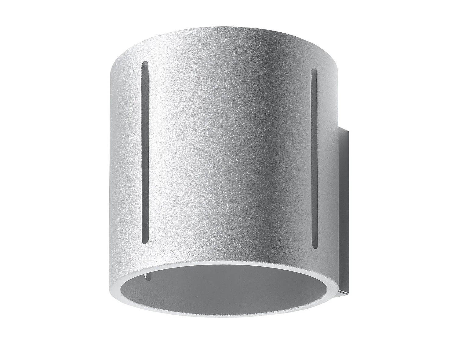 Appliques Brich moderne en aluminium - 1 sources lumineuses 3000K - L.10 x H.10 cm - gris