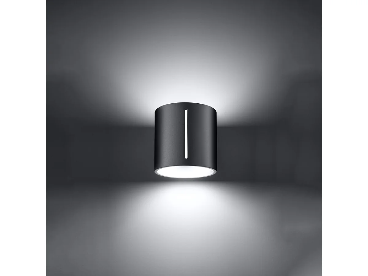 Appliques Brich moderne en aluminium - 1 sources lumineuses 3000K - L.10 x H.10 cm - gris