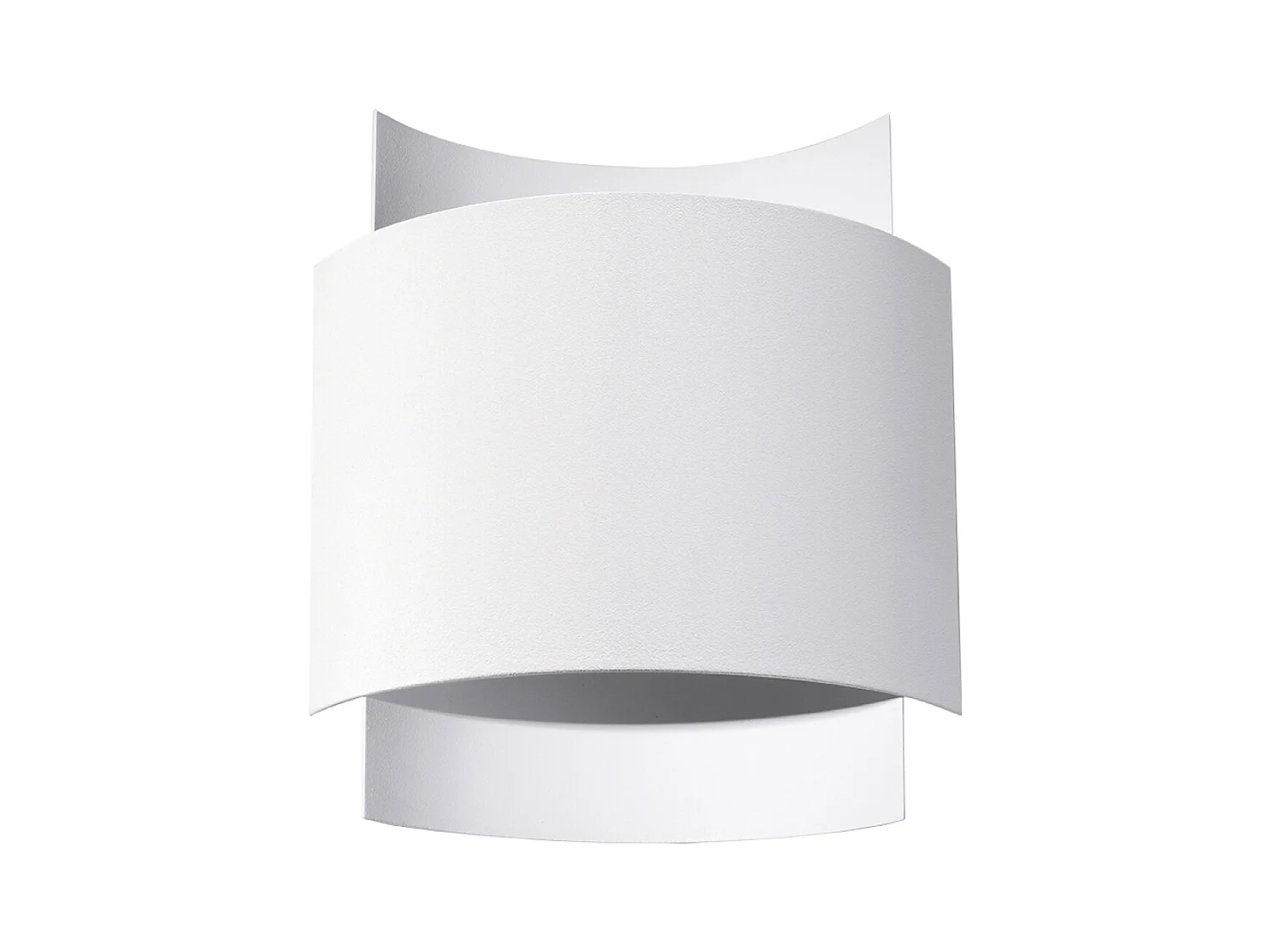 Candeeiros de parede Influx industrial, aço - 1 fontes de luz 3000K - L.22 x H.23 cm - branco