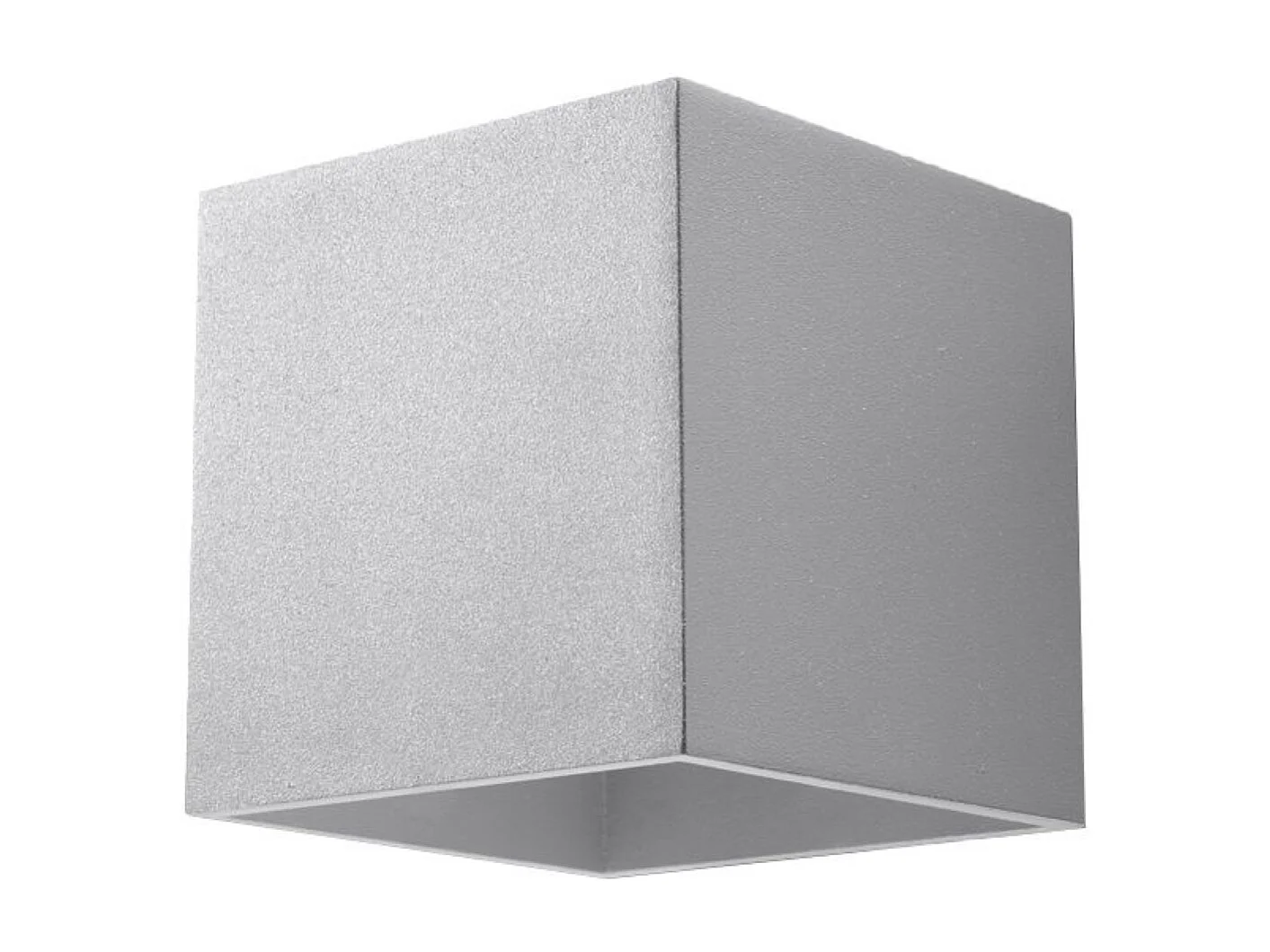 Appliques Quadx moderne en aluminium - 1 sources lumineuses 3000K - L.10 x H.10 cm - gris
