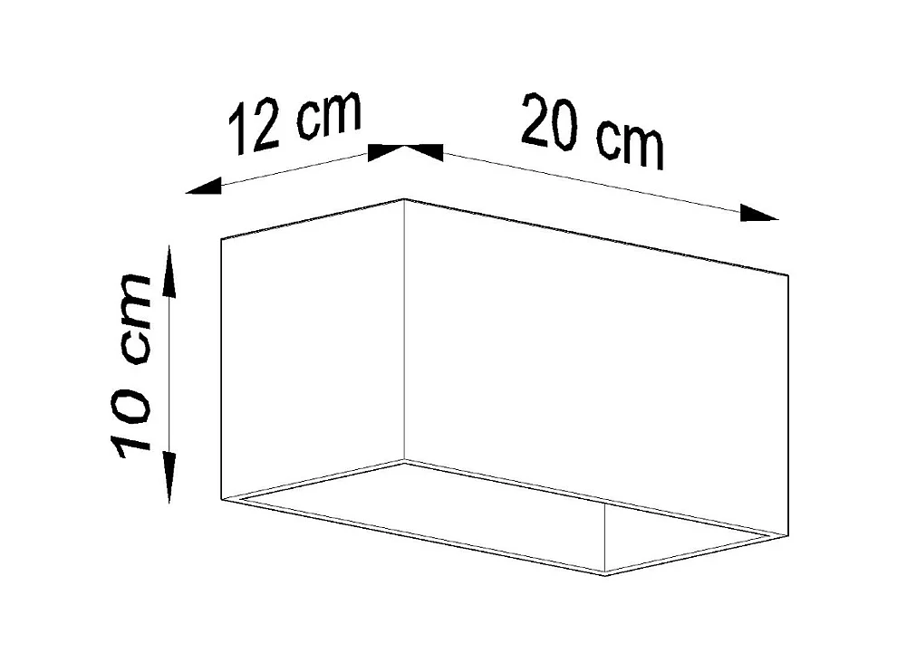Lampade da parete Quadx maxi moderno di alluminio - 2 sorgenti luminose 4000K - L.20 x A.10 cm - bianco