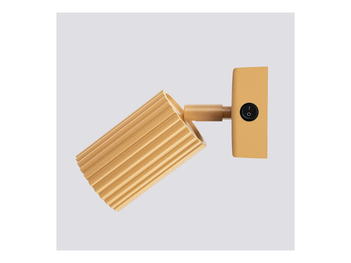 Applique Gloow minimaliste en aluminium - 1 sources lumineuses 4000K - L.8 x H.16 cm - doré