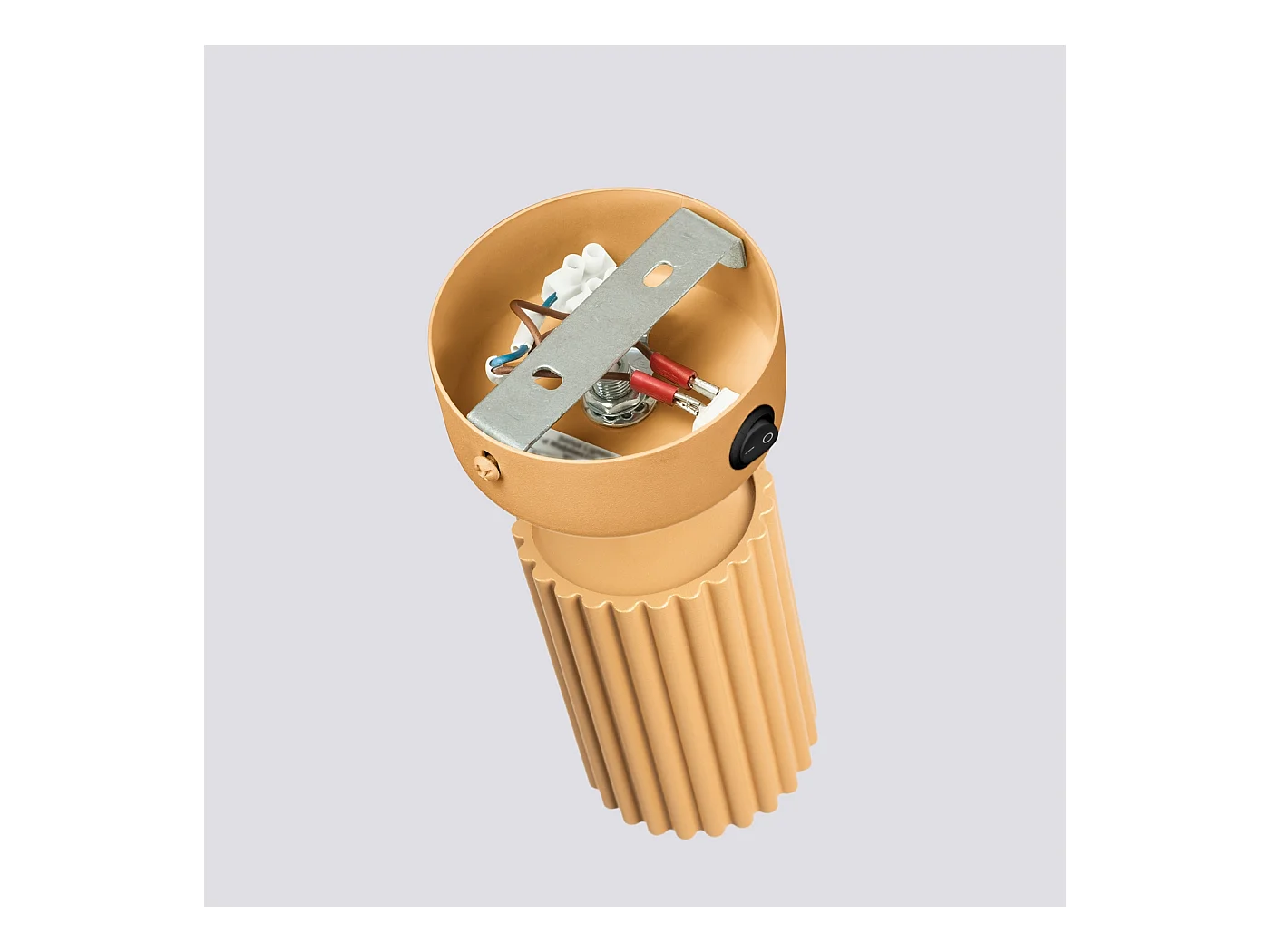 Applique Gloow minimaliste en aluminium - 1 sources lumineuses 4000K - L.8 x H.16 cm - doré