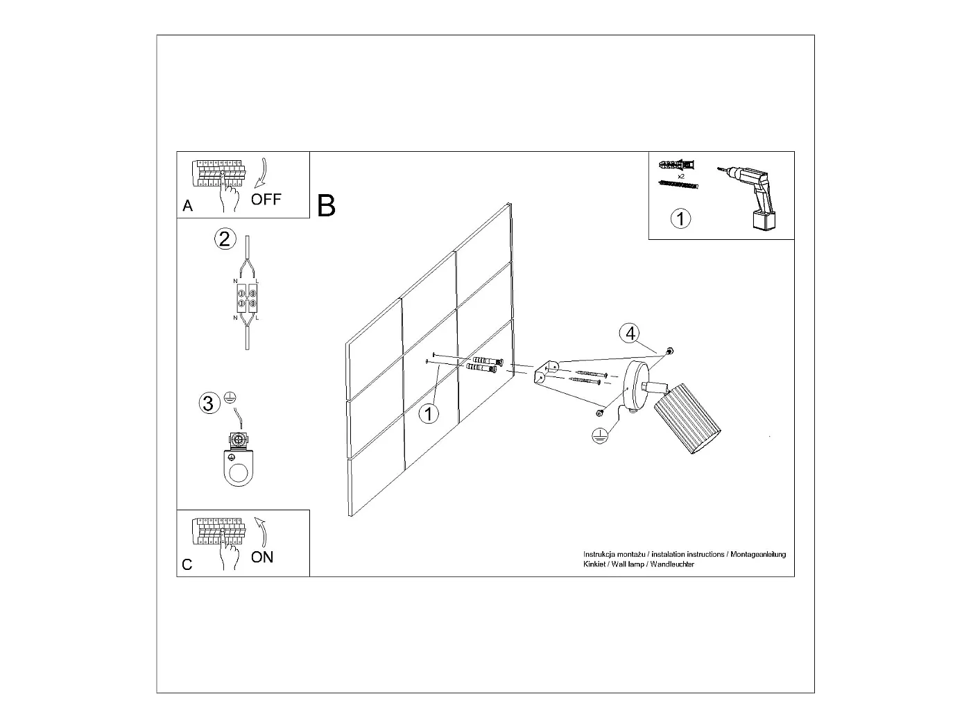 Applique Gloow minimaliste en aluminium - 1 sources lumineuses 4000K - L.8 x H.16 cm - doré
