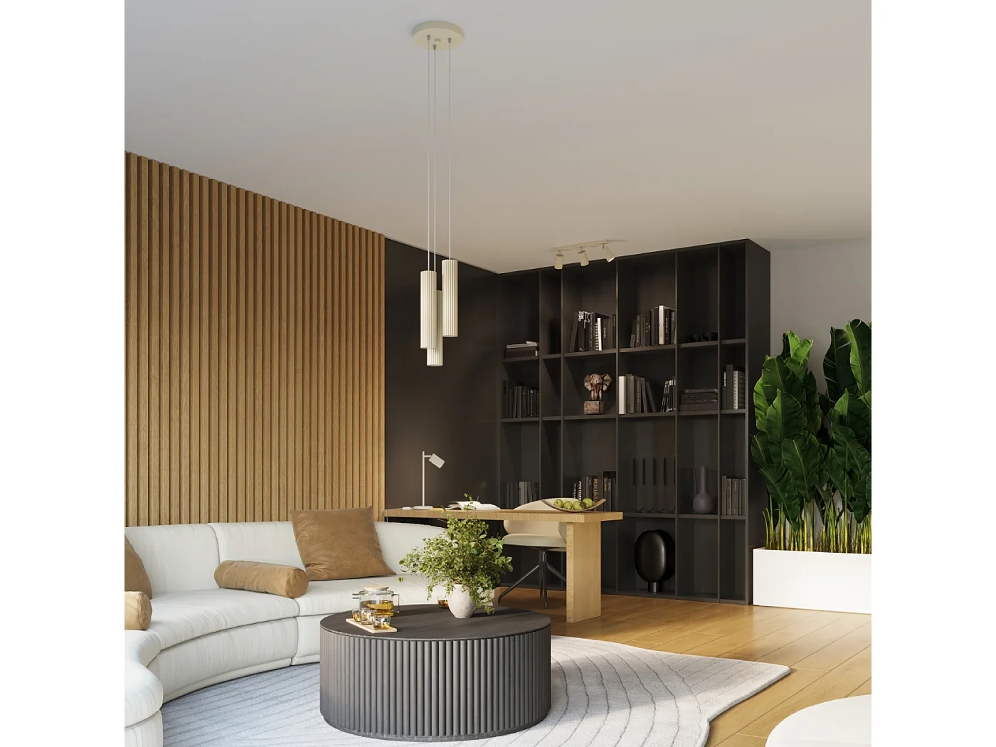 Applique Gloow minimaliste en aluminium - 1 sources lumineuses 3000K - L.6,5 x H.10 cm - beige