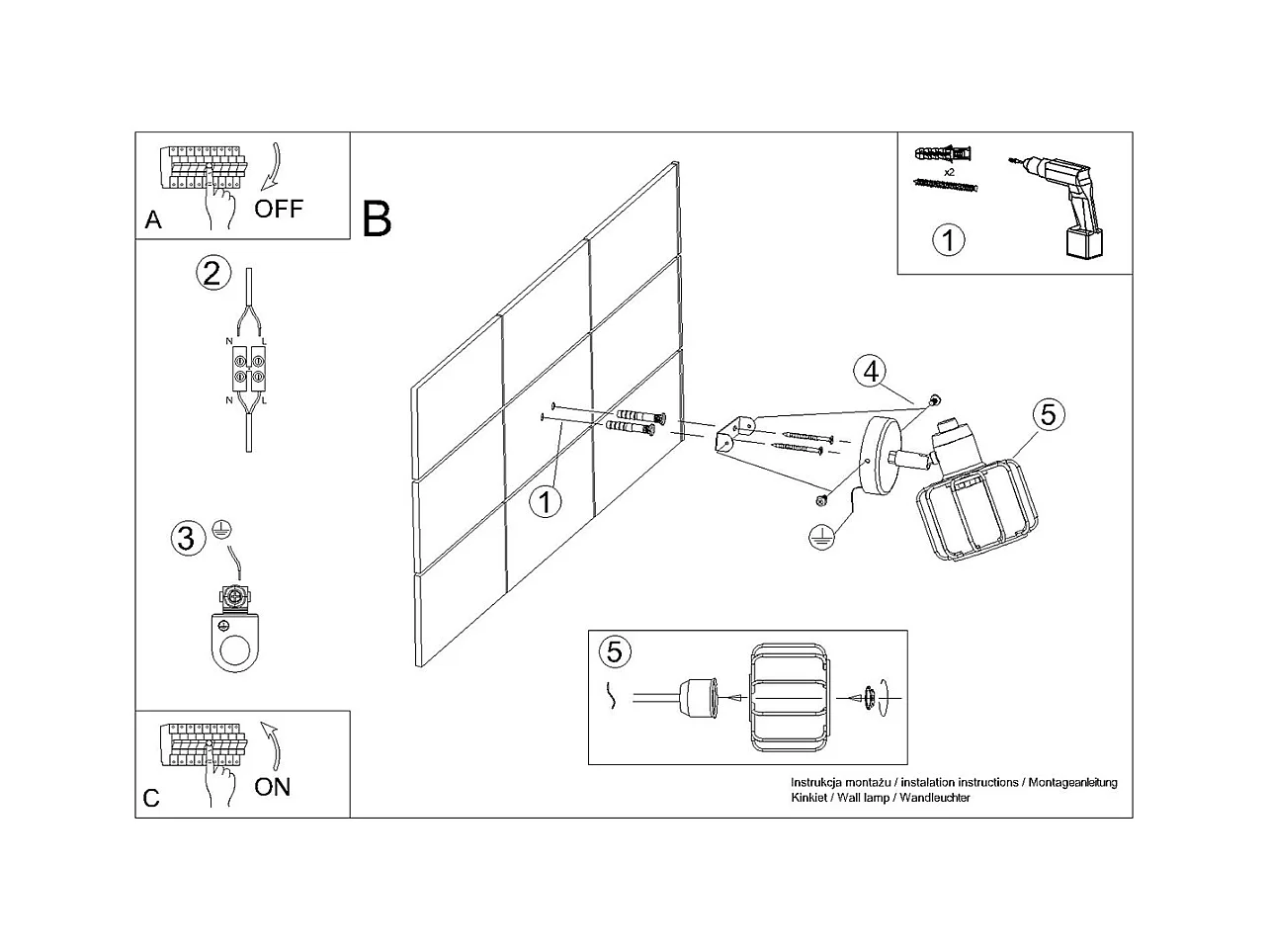 Appliques Celubi moderne en acier - 1 sources lumineuses 3000K - L.14 x H.18 cm - blanc