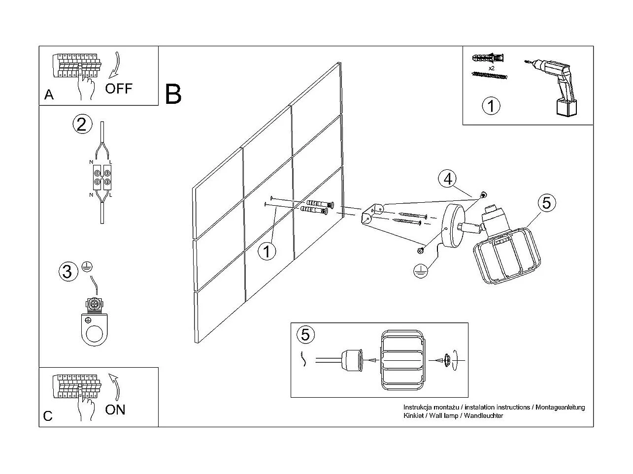 Appliques Celubi moderne en acier - 1 sources lumineuses 3000K - L.14 x H.18 cm - blanc