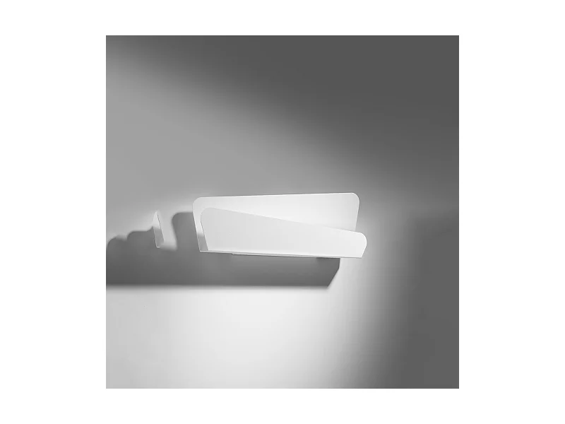 Wandlampen Lumivea modern aus  Stahl - 2 lichtquellen 4000K - L.40 x H. cm - Weiß