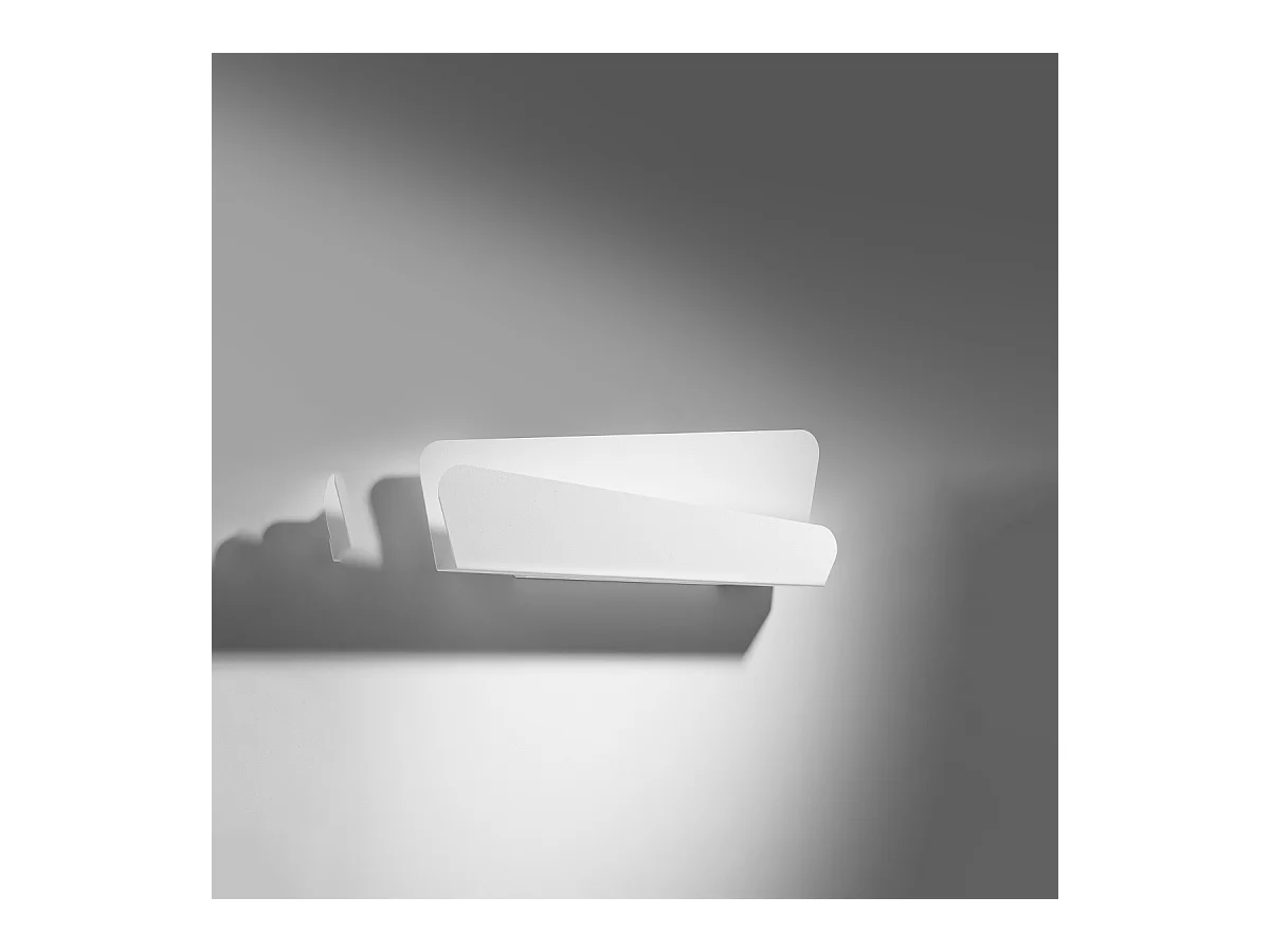 Wandlampen Lumivea modern aus  Stahl - 2 lichtquellen 4000K - L.40 x H. cm - Weiß