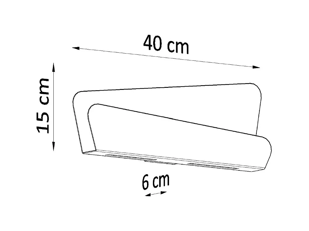 Wandlampen Lumivea modern aus  Stahl - 2 lichtquellen 4000K - L.40 x H. cm - Weiß
