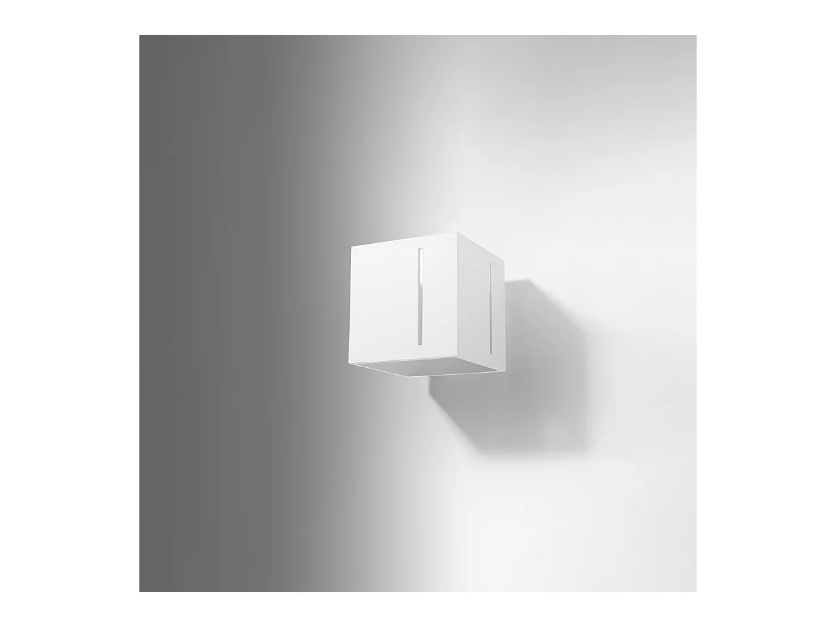 Wandlampen Luminara modern van  - 1 lichtbronnen 3000K - L.10 x H.10 cm - wit