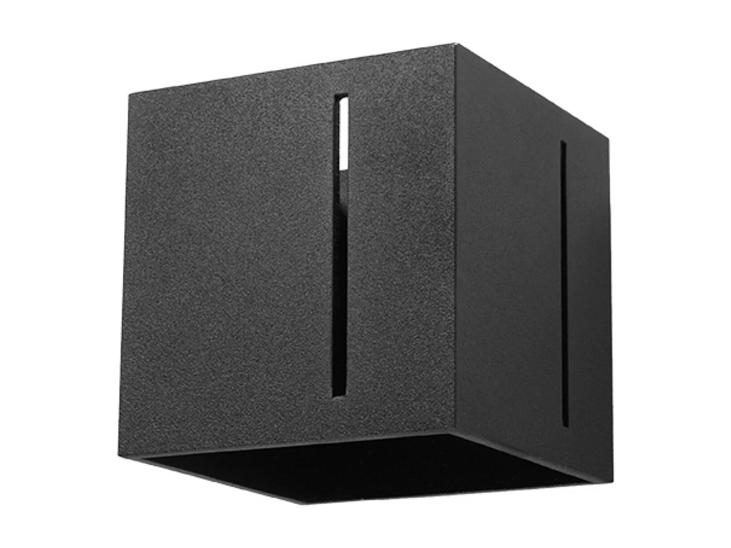 Appliques Luminara moderne en aluminium - 1 sources lumineuses 4000K - L.10 x H.10 cm - noir