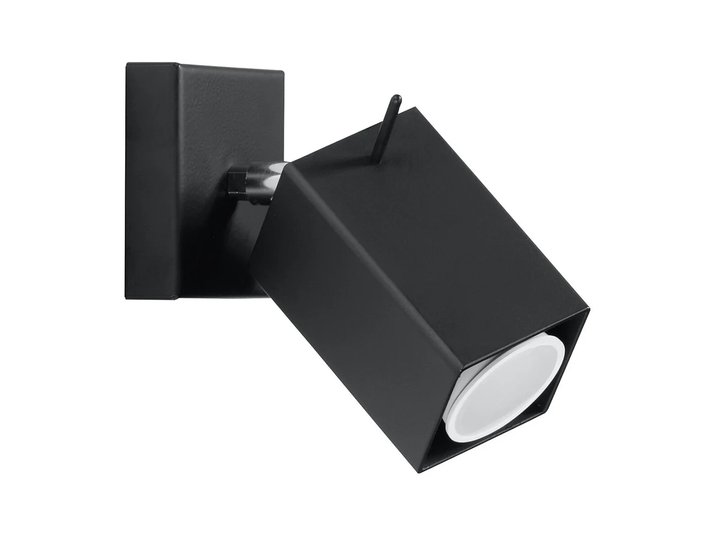 Wandlampen Briow modern aus  Stahl - 1 lichtquellen 3000K - L.8 x H. cm - Schwarz
