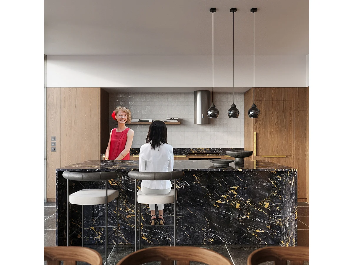 Appliques Zelaro moderne en acier - 1 sources lumineuses 3000K - L.15 x H.26 cm - noir