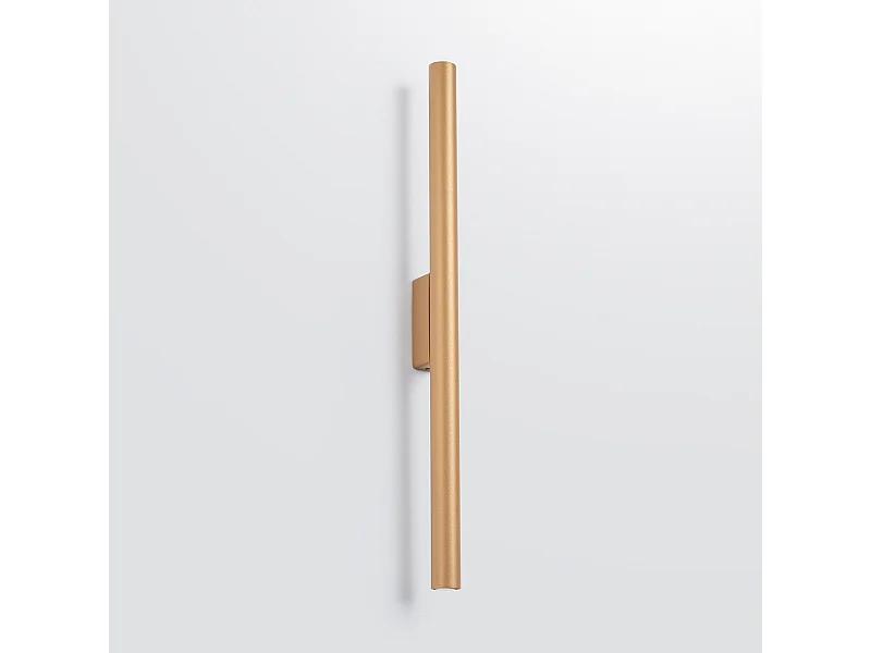 Appliques Brill moderne en acier - 2 sources lumineuses 4000K - L.2,5 x H.50 cm - doré