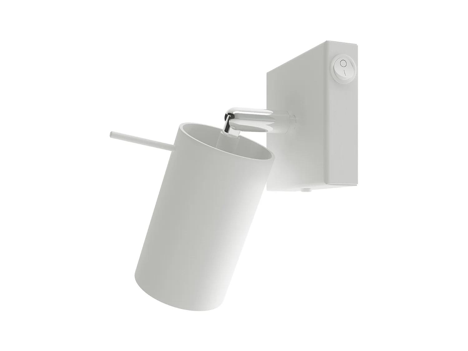 Wandlampen Briix modern van  - 1 lichtbronnen 3000K - L.8 x H.16 cm - wit