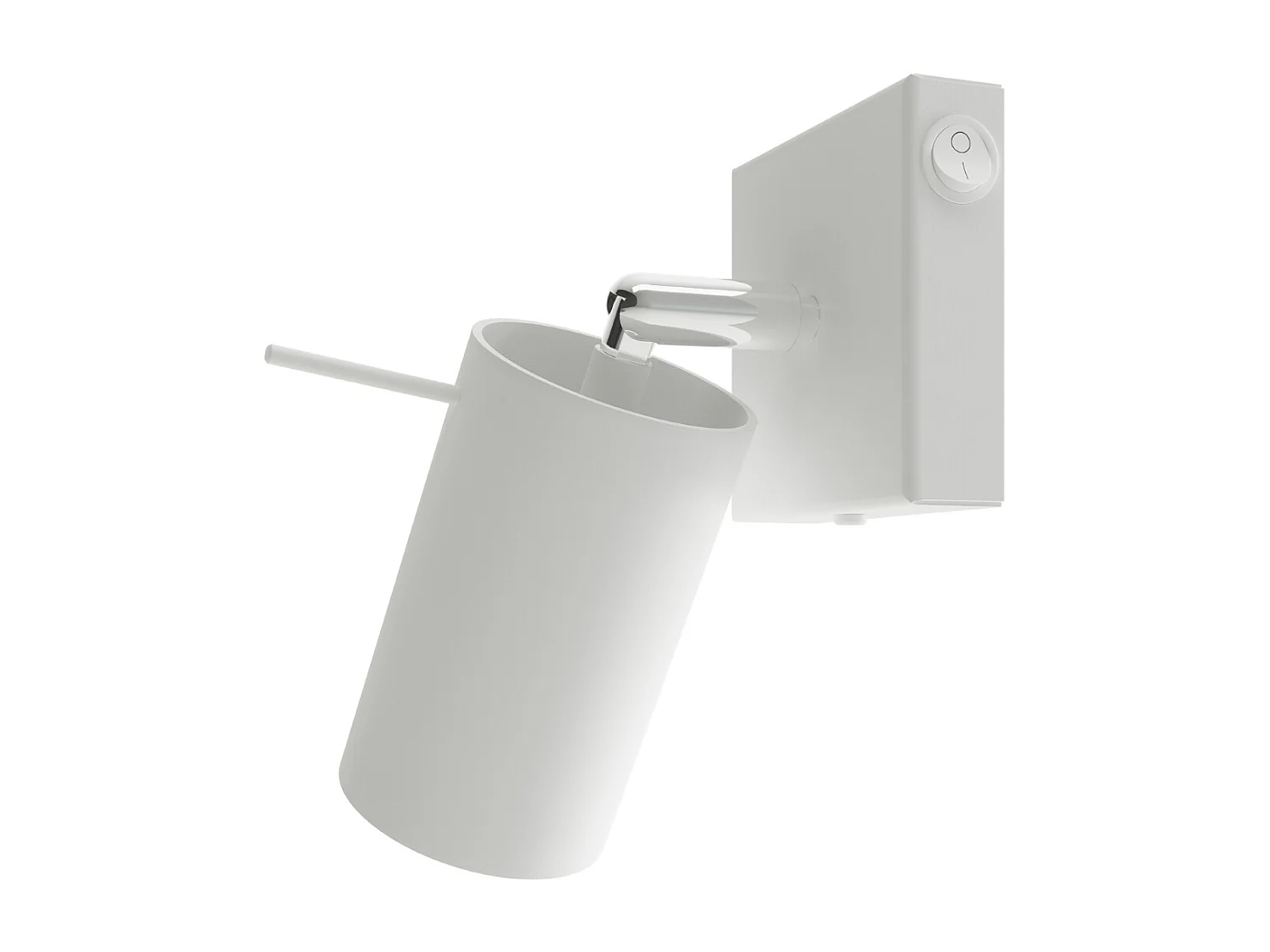 Appliques Briix moderne en acier - 1 sources lumineuses 3000K - L.8 x H.16 cm - blanc