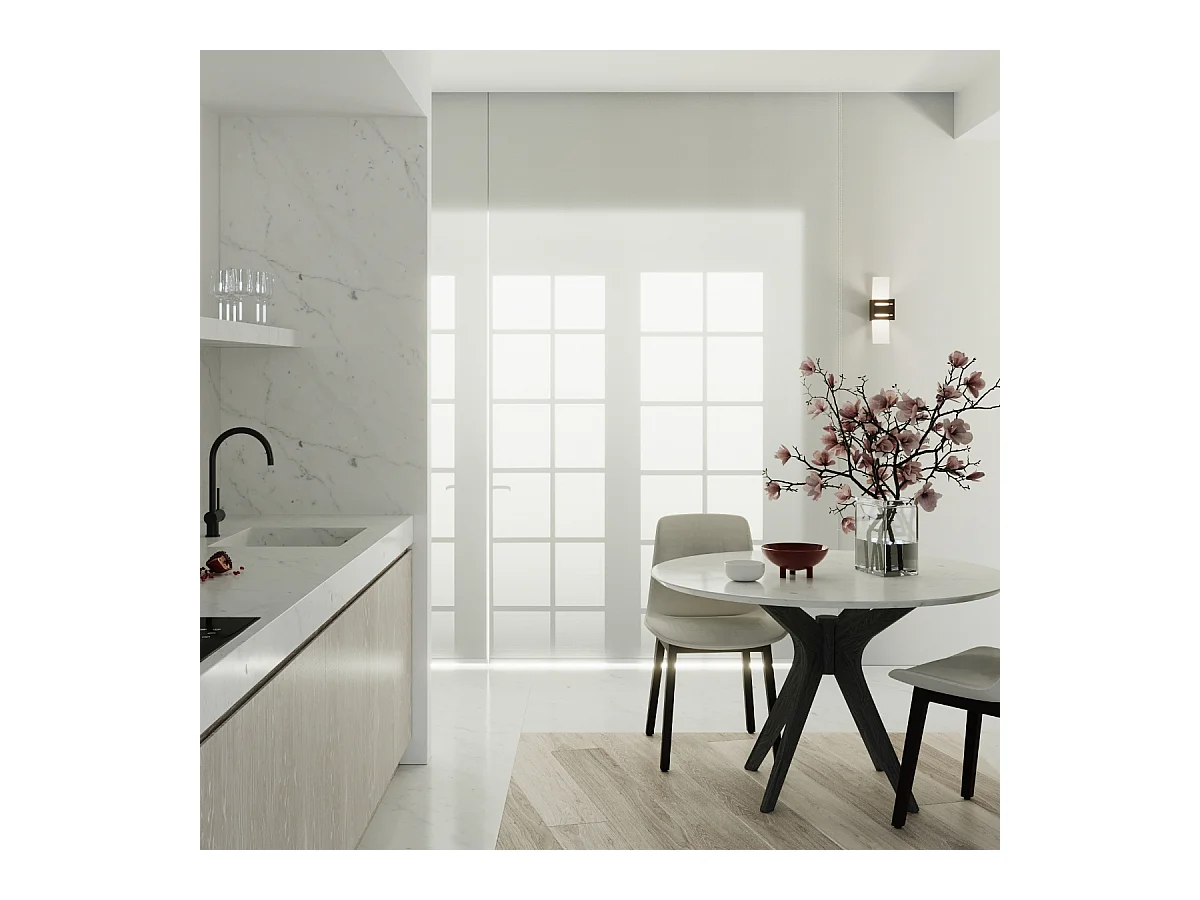 Wandlampen Solenix modern aus  Aluminium/Glas - 1 lichtquellen 3000K - L.10 x H. cm - Schwarz