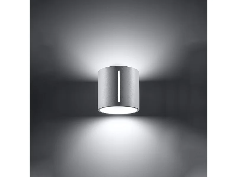 Wandlampen Brich modern van  - 1 lichtbronnen 3000K - L.10 x H.10 cm - wit