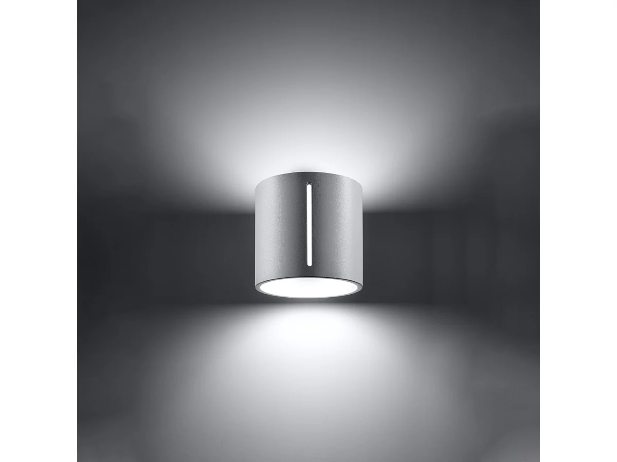 Wandlampen Brich modern van  - 1 lichtbronnen 3000K - L.10 x H.10 cm - wit