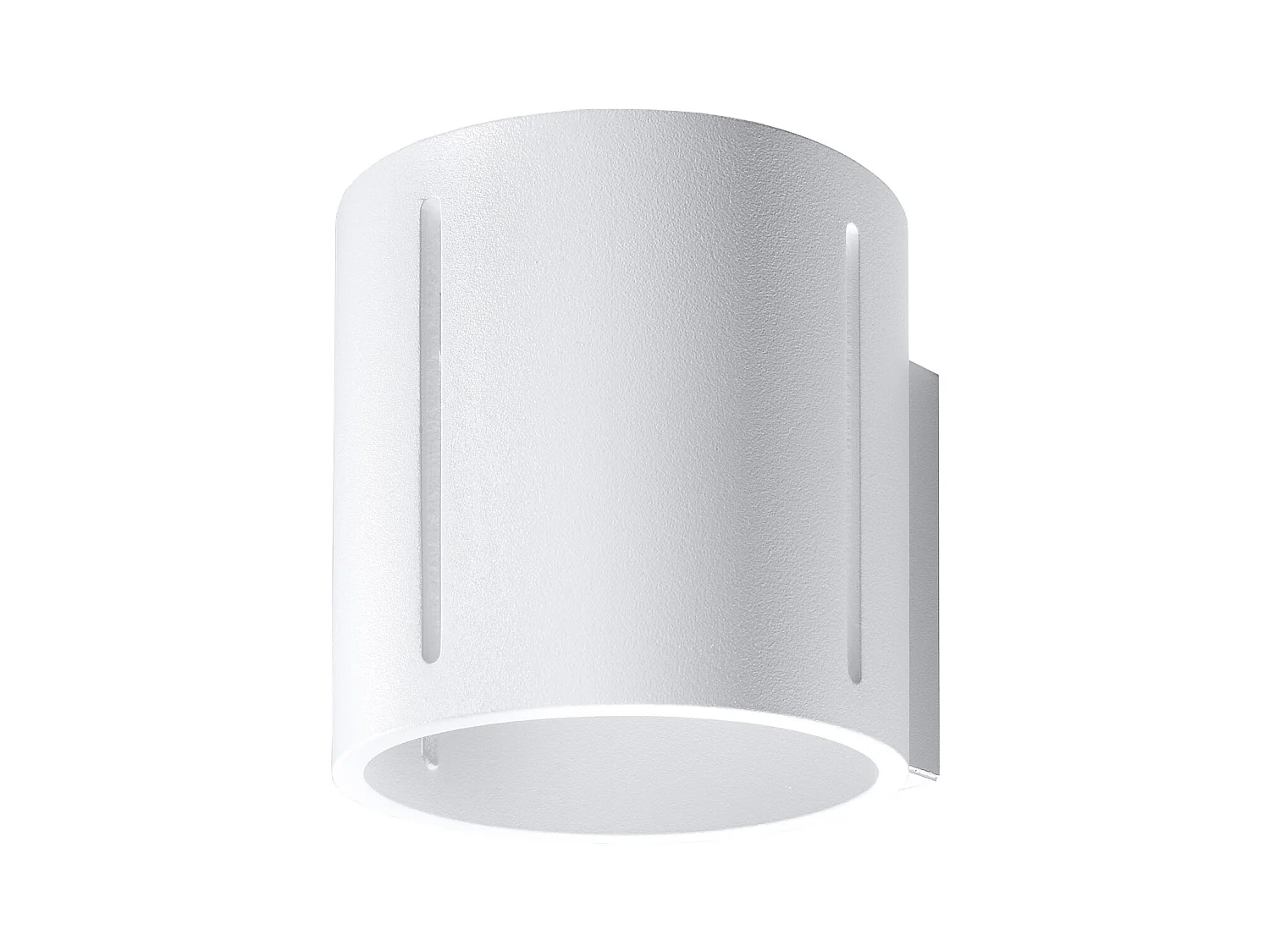 Wandlampen Brich modern van  - 1 lichtbronnen 3000K - L.10 x H.10 cm - wit