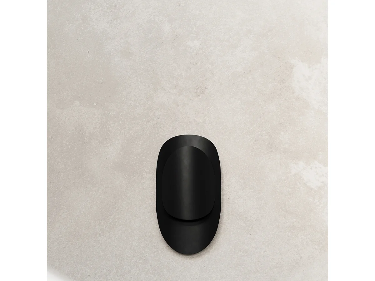 Appliques Revon moderne en acier - 1 sources lumineuses 3000K - L.13 x H.30 cm - noir