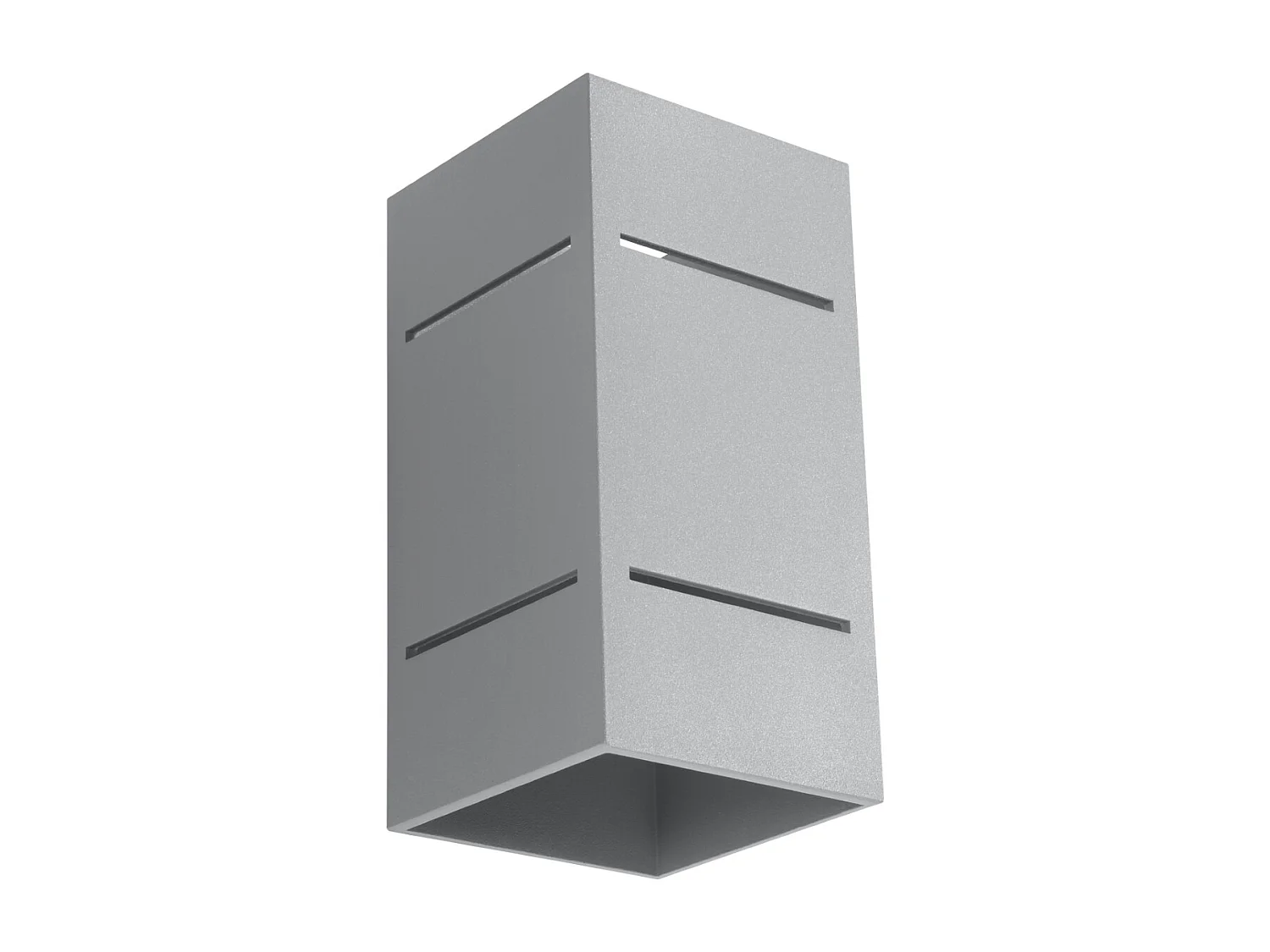 Appliques Vivus grenier en aluminium - 1 sources lumineuses 4000K - L.10 x H.20 cm - gris