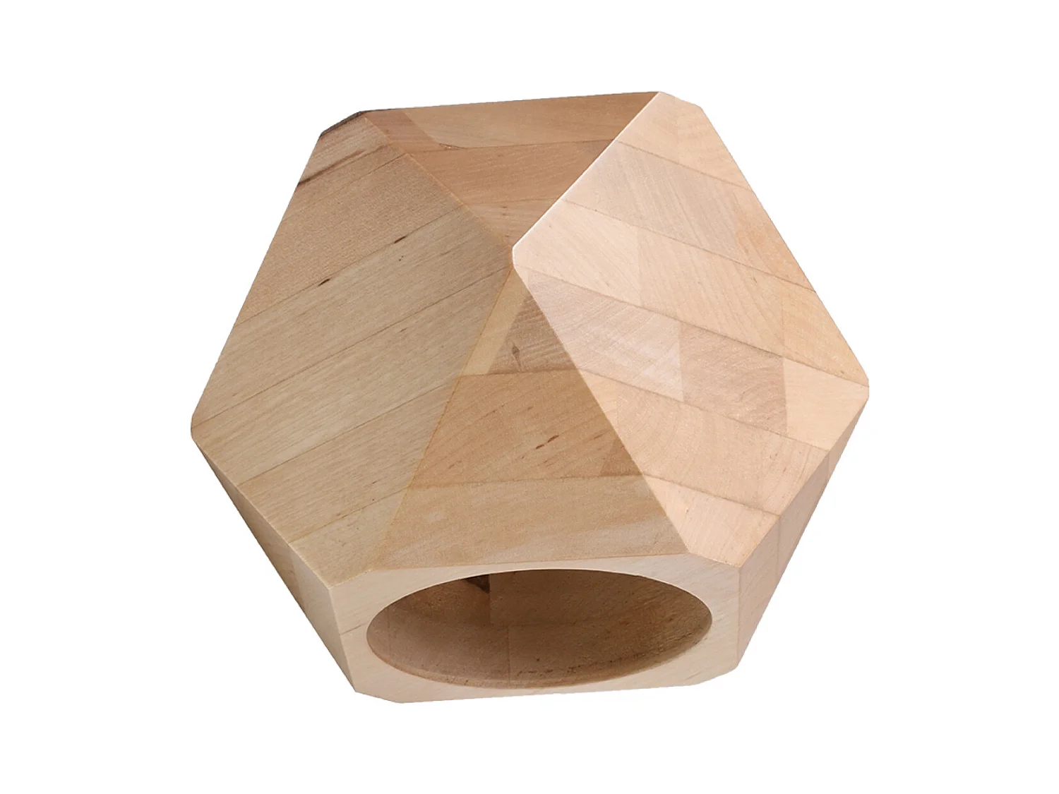 Wandlampen Timberix Scandinavisch van  - 1 lichtbronnen 3000K - L.12 x H.12 cm - natuurlijk hout