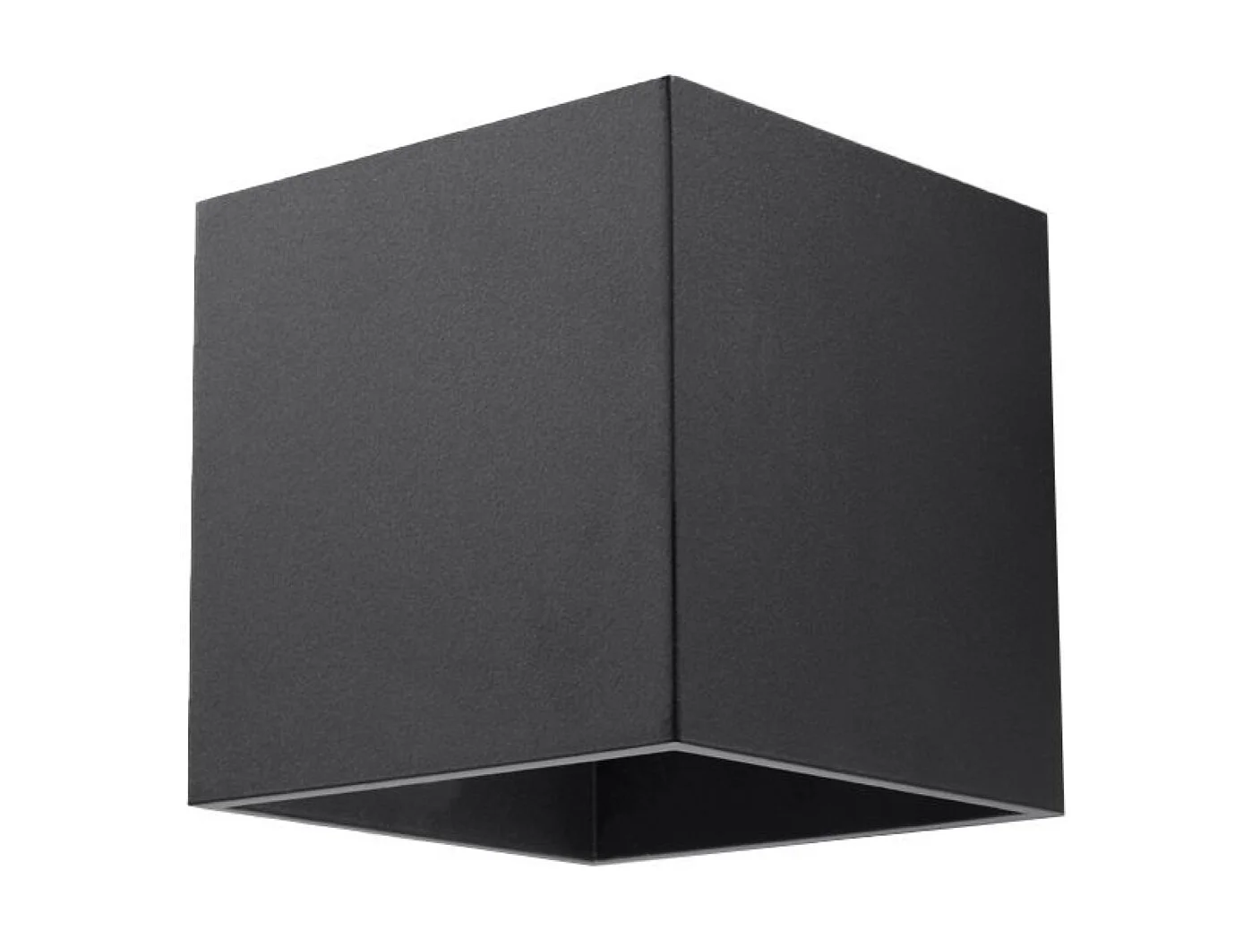 Appliques Quadx moderne en aluminium - 1 sources lumineuses 4000K - L.10 x H.10 cm - noir