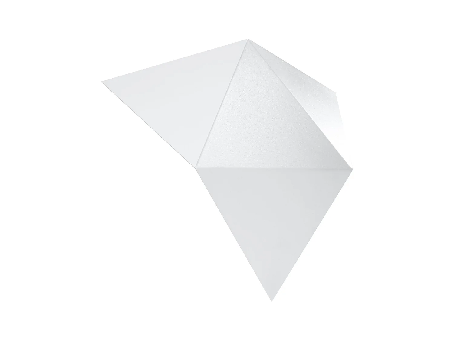 Lampade da parete Solara moderno di acciaio - 2 sorgenti luminose 4000K - L.27 x A.25 cm - bianco