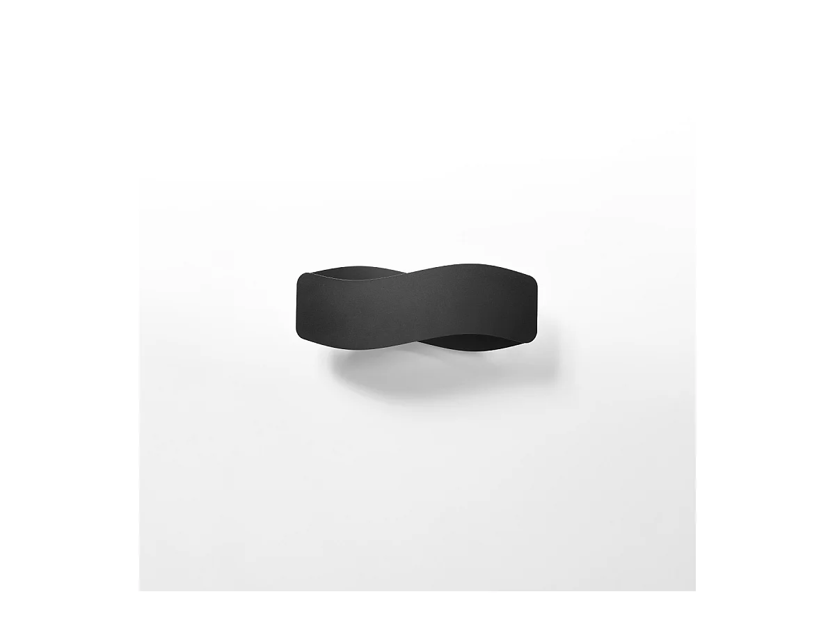 Wandlampen Zanila modern van  - 2 lichtbronnen 3000K - L.40 x H.15 cm - zwart