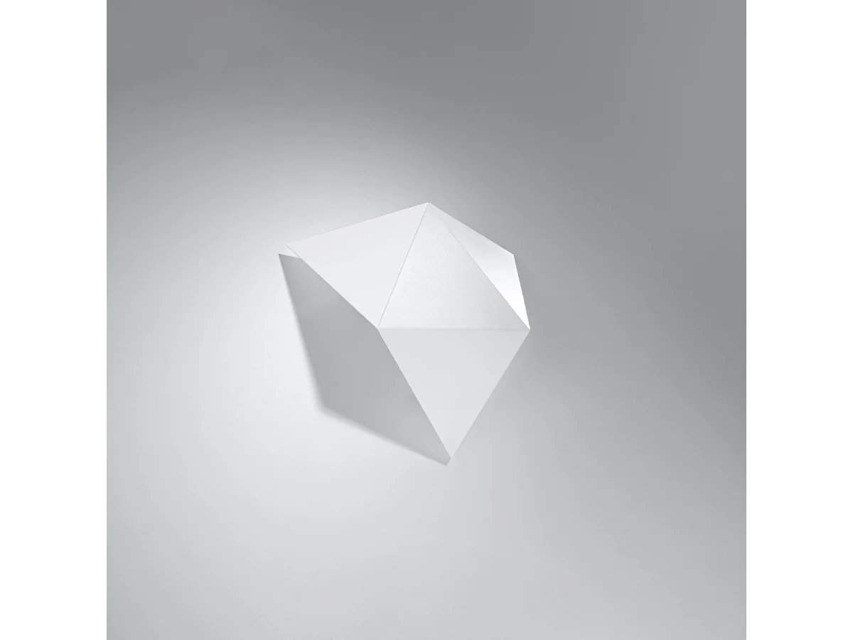 Appliques Solara moderne en acier - 2 sources lumineuses 3000K - L.27 x H.25 cm - blanc