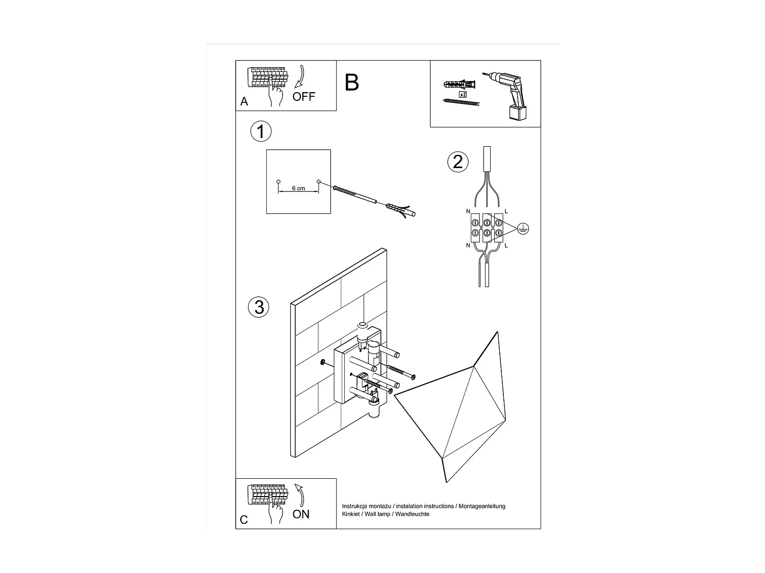 Appliques Solara moderne en acier - 2 sources lumineuses 3000K - L.27 x H.25 cm - blanc