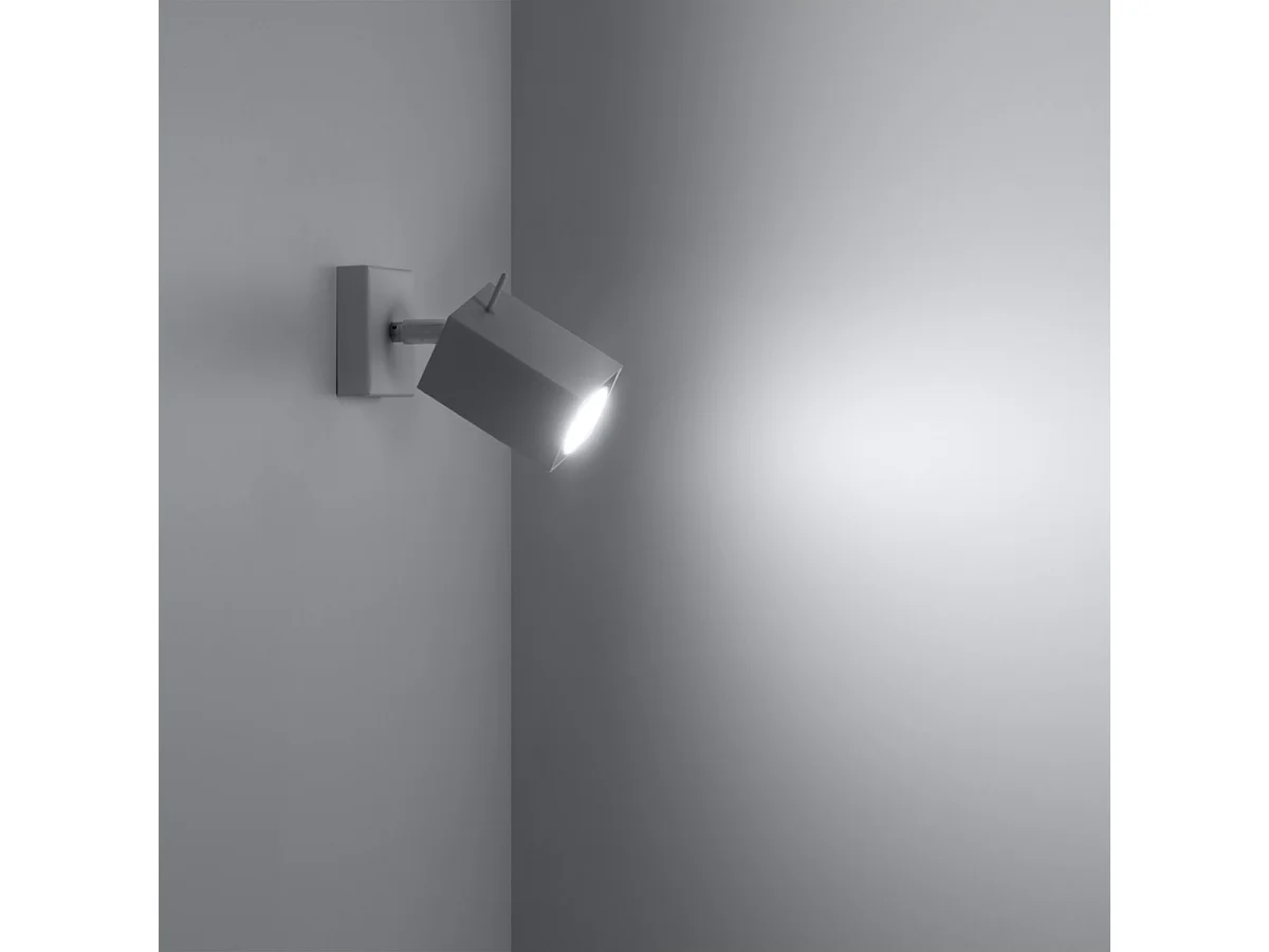 Wandlampen Briow modern aus  Stahl - 1 lichtquellen 3000K - L.8 x H. cm - Weiß