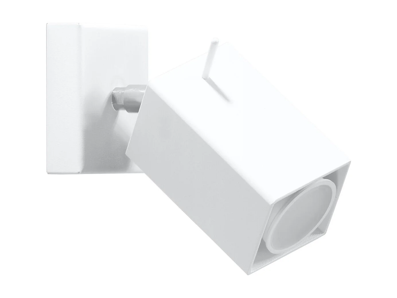 Appliques Briow moderne en acier - 1 sources lumineuses 3000K - L.8 x H.8 cm - blanc