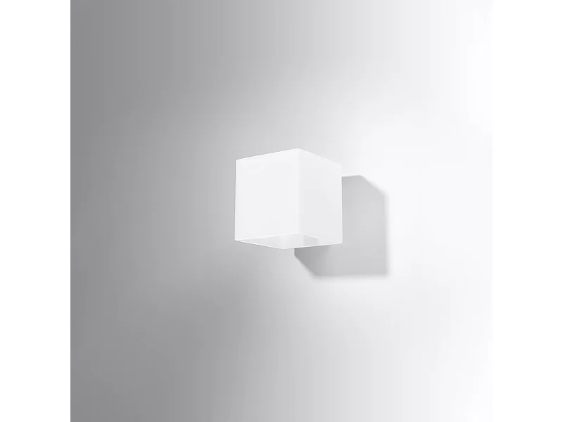 Wandlampen Zinalo modern van  - 1 lichtbronnen 4000K - L.10 x H.10 cm - wit