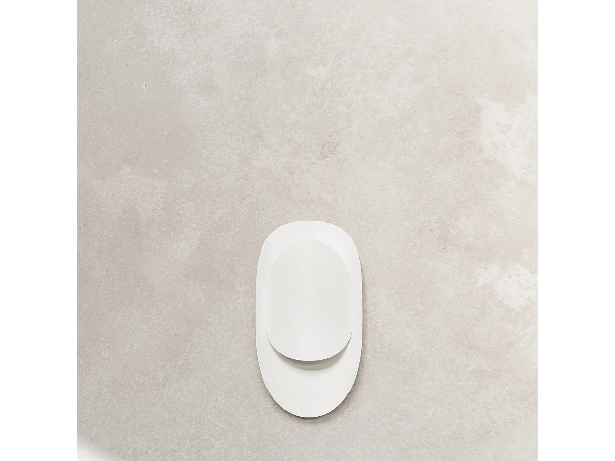 Appliques Revon moderne en acier - 1 sources lumineuses 4000K - L.13 x H.30 cm - blanc