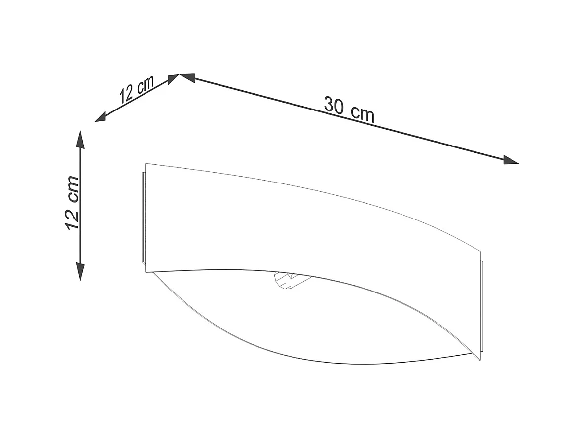 Wandlampen Litim modern aus  Stahl - 1 lichtquellen 4000K - L.12 x H. cm - Weiß