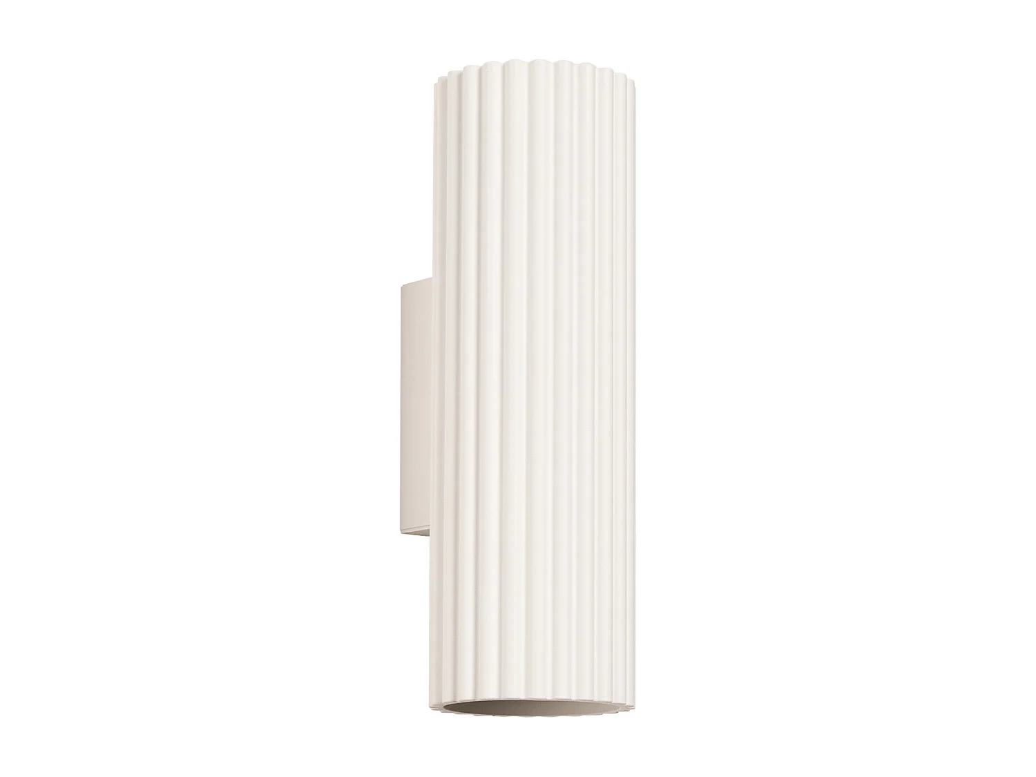 Applique Gloow minimaliste en aluminium - 2 sources lumineuses 3000K - L.6,5 x H.20 cm - beige