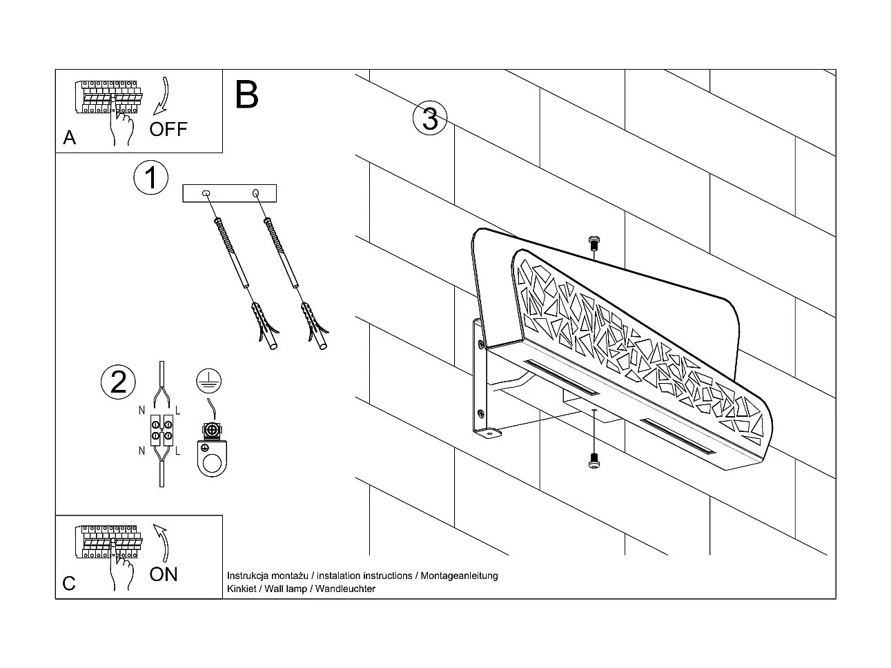 Appliques Zelira moderne en acier/PVC - 2 sources lumineuses 3000K - L.40 x H.15 cm - blanc