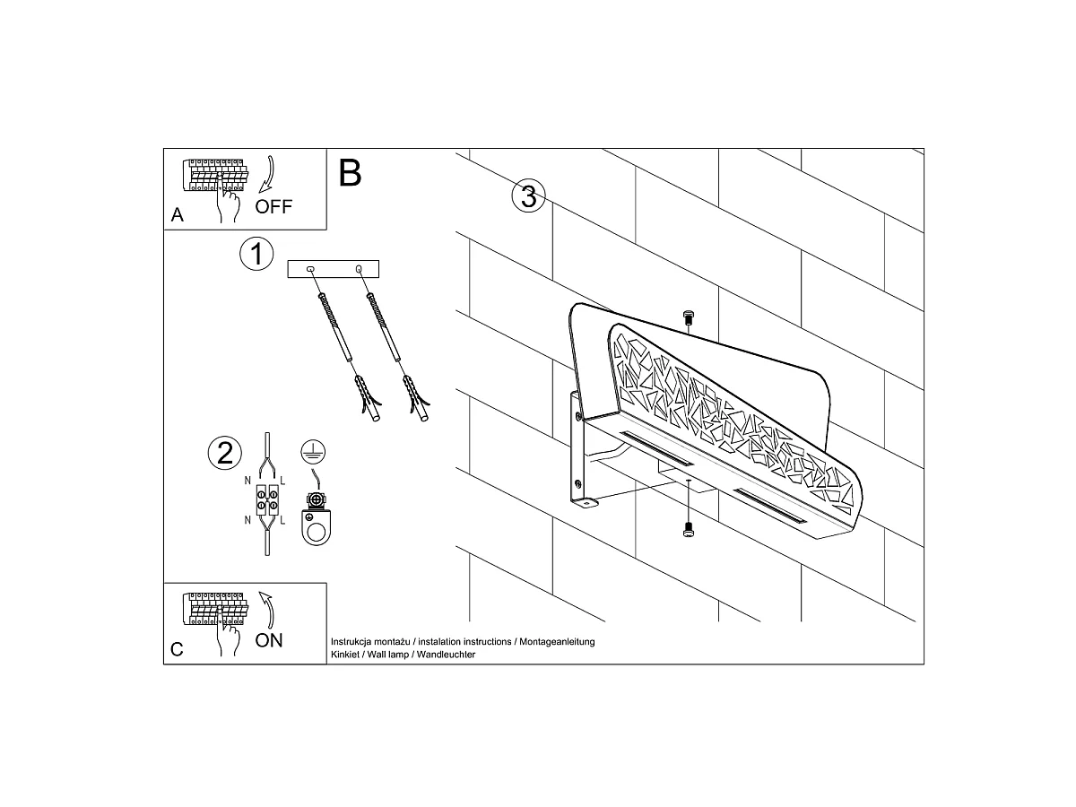 Wandlampen Zelira modern van  - 2 lichtbronnen 3000K - L.40 x H.15 cm - wit
