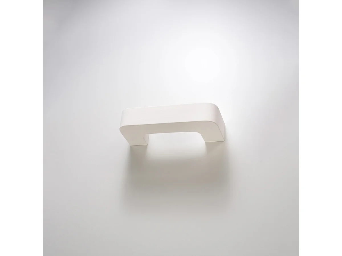 Appliques Briow moderne en céramique - 1 sources lumineuses 3000K - L.36 x H.7,5 cm - blanc