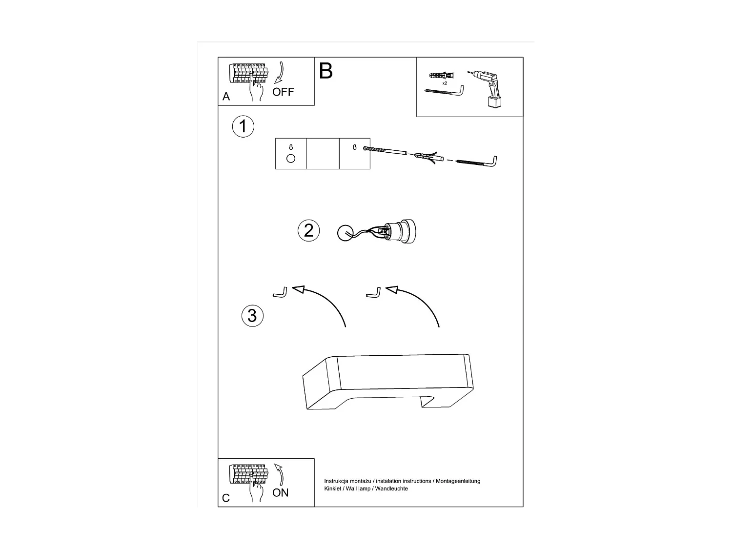 Appliques Briow moderne en céramique - 1 sources lumineuses 3000K - L.36 x H.7,5 cm - blanc