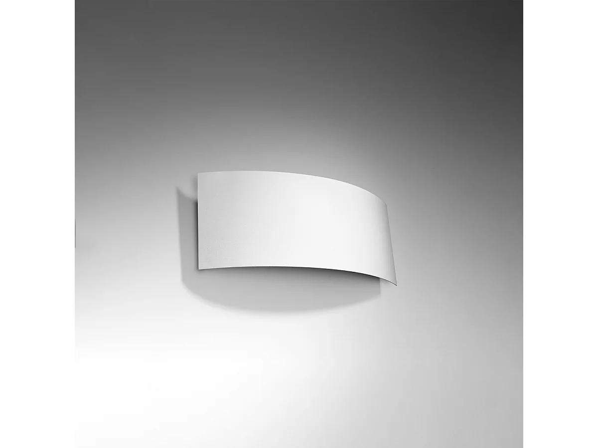 Appliques Terrium moderne en acier - 2 sources lumineuses 4000K - L.34 x H.14 cm - blanc