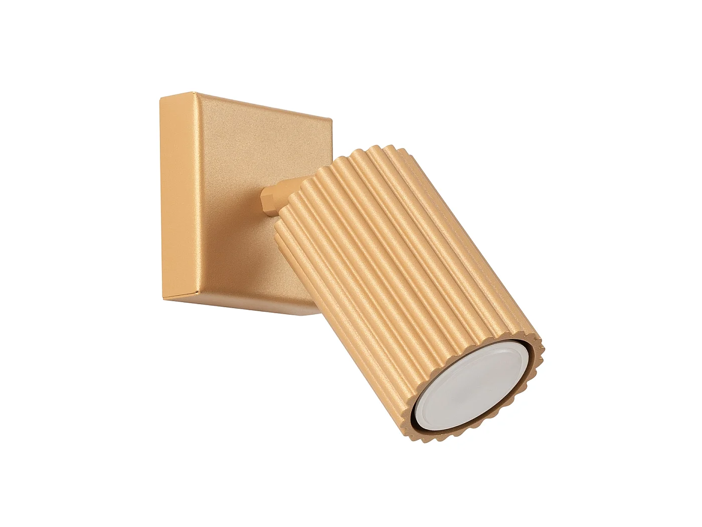Applique Gloow minimaliste en aluminium - 1 sources lumineuses 4000K - L.8 x H.8 cm - doré