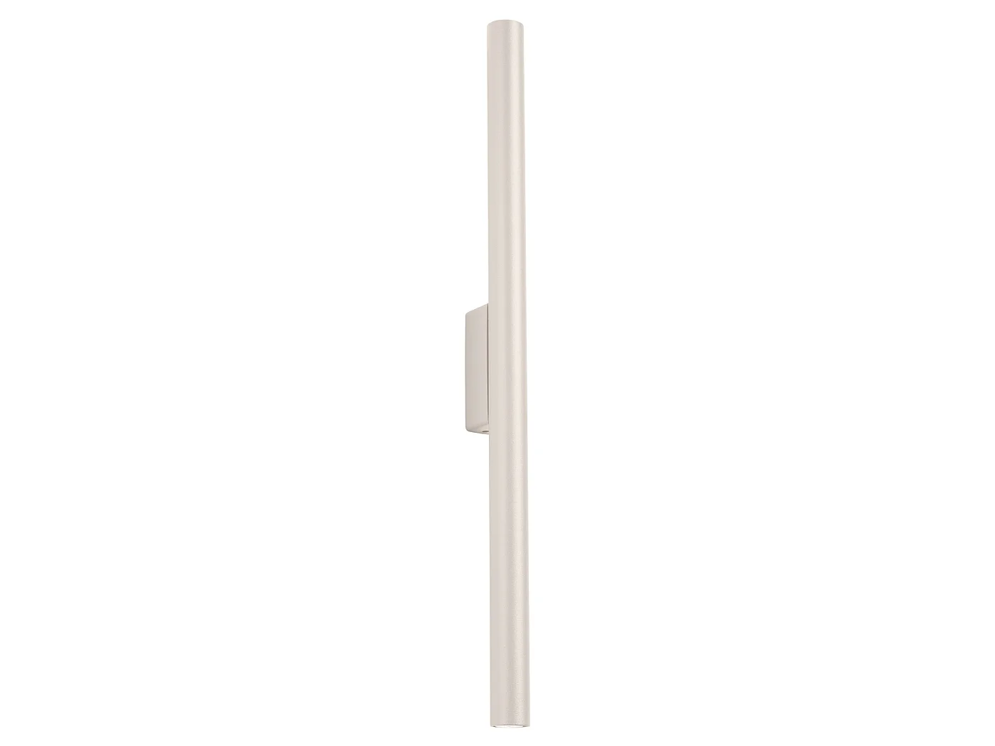 Lampada da parete Brill moderno di acciaio - 2 sorgenti luminose 3000K - L.2,5 x A.50 cm - beige