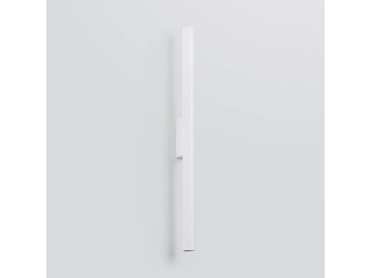 Appliques Brill moderne en acier - 2 sources lumineuses 4000K - L.2,5 x H.50 cm - blanc