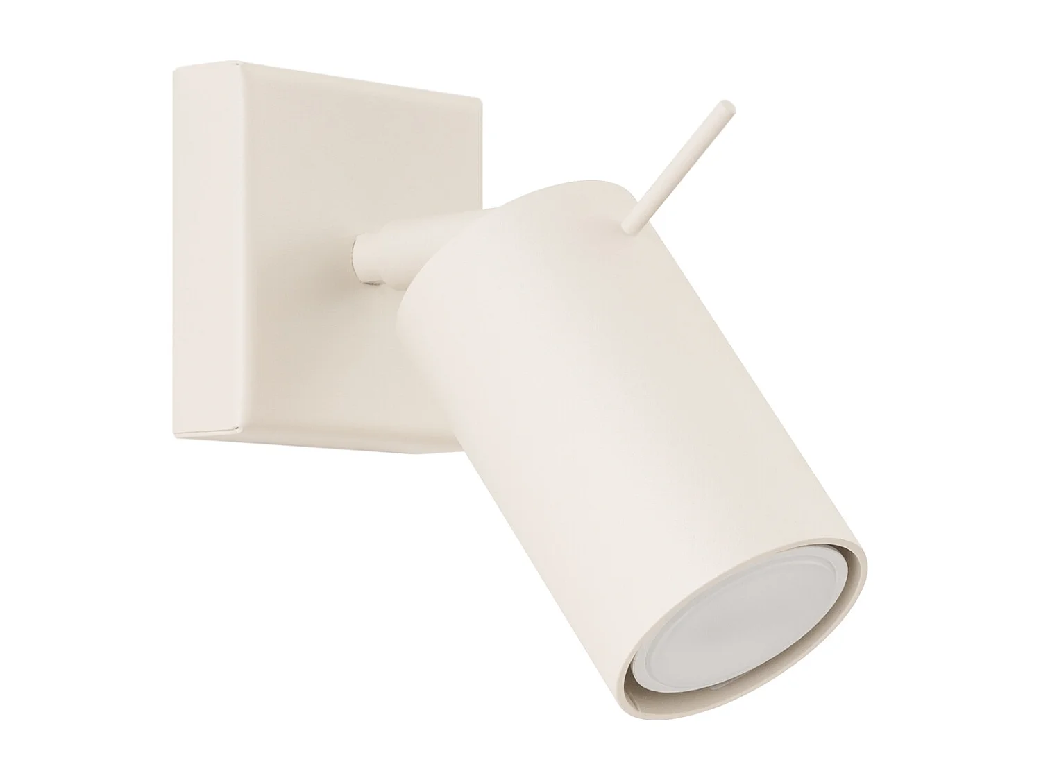 Applique Briix moderne en acier - 1 sources lumineuses 4000K - L.8 x H.8 cm - beige