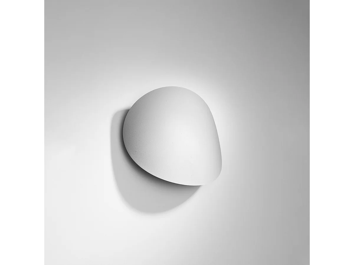 Appliques Perceptix moderne en acier - 2 sources lumineuses 3000K - L.25 x H.29 cm - blanc